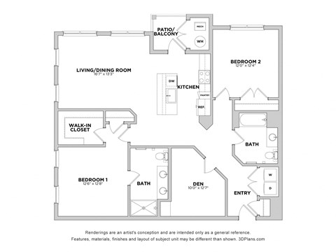 2 bed 2 bath C at The Reserve at Pearl River Apartments, Pearl River, 10965